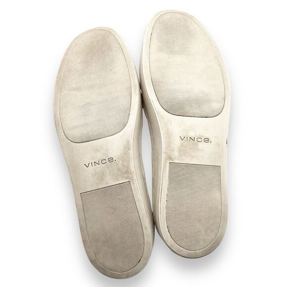 Vince Warren Suede Platform Slip-On Sneakers Warm Gray Size 9.5 - Picture 14 of 16